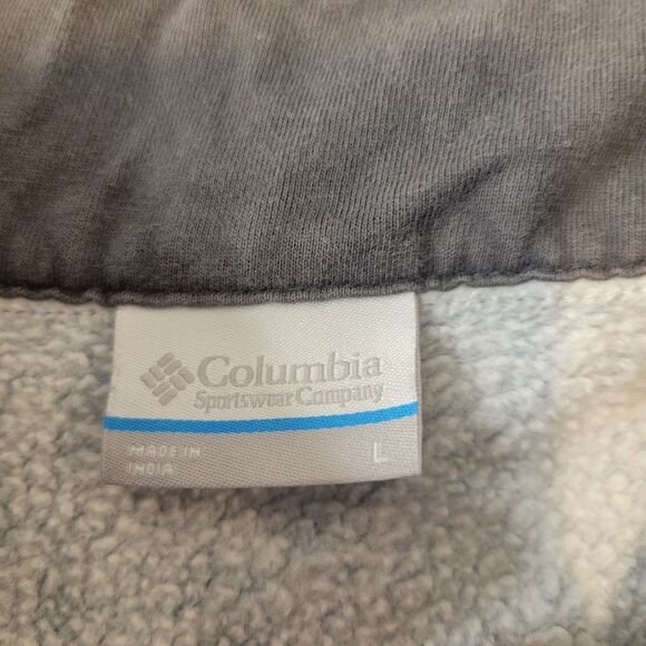 Columbia Men's Hart Mountain II Half Zip Jacket Size Large Blue - Picture 3 of 7